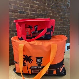 BIG BAG ONLY Trader Joe’s Extra Large Insulated Tote Bag in Orange